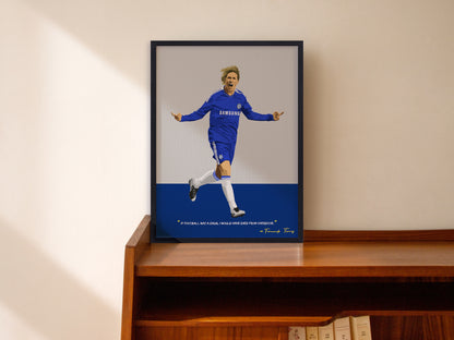 Fernando Torres Chelsea Framed Poster