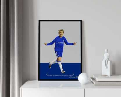 Fernando Torres Chelsea Framed Poster