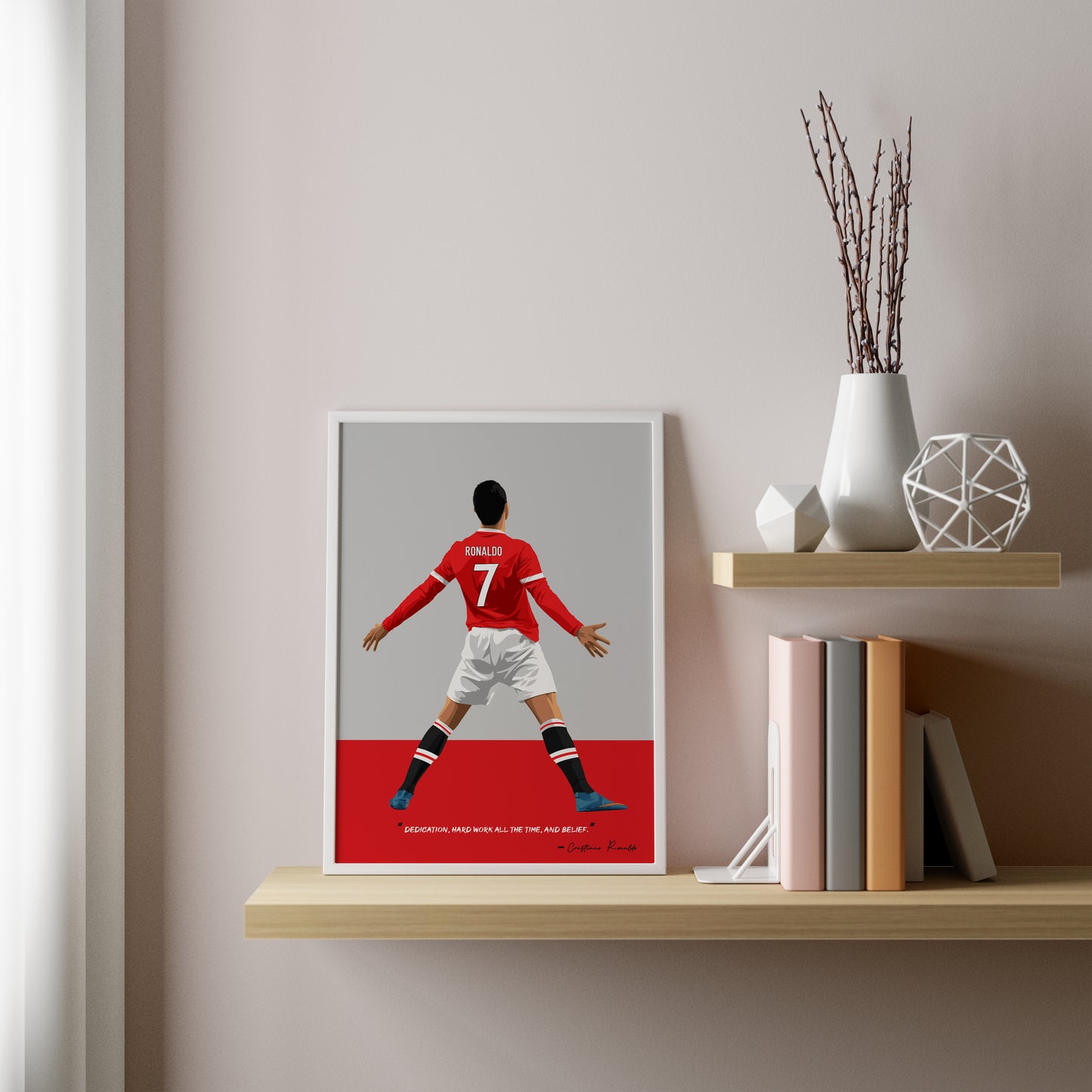 Cristiano Ronaldo Manchester United Art Frame