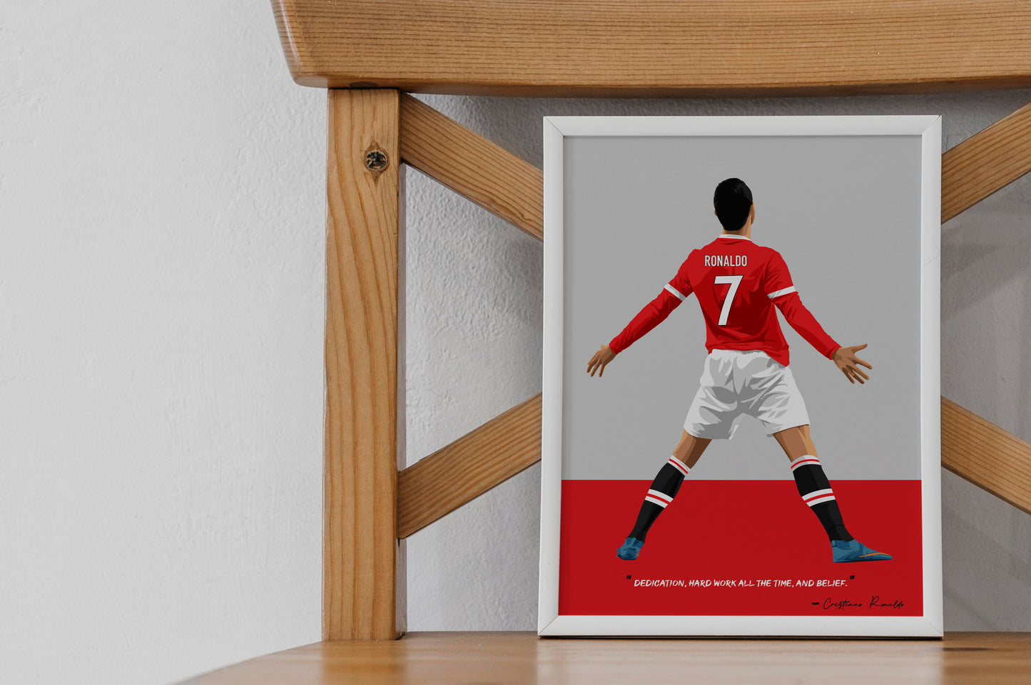 Cristiano Ronaldo Manchester United Art Frame