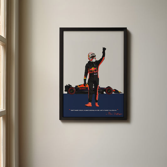 Max Verstappen Frame, F1 Poster