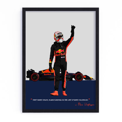 Max Verstappen Frame, F1 Poster