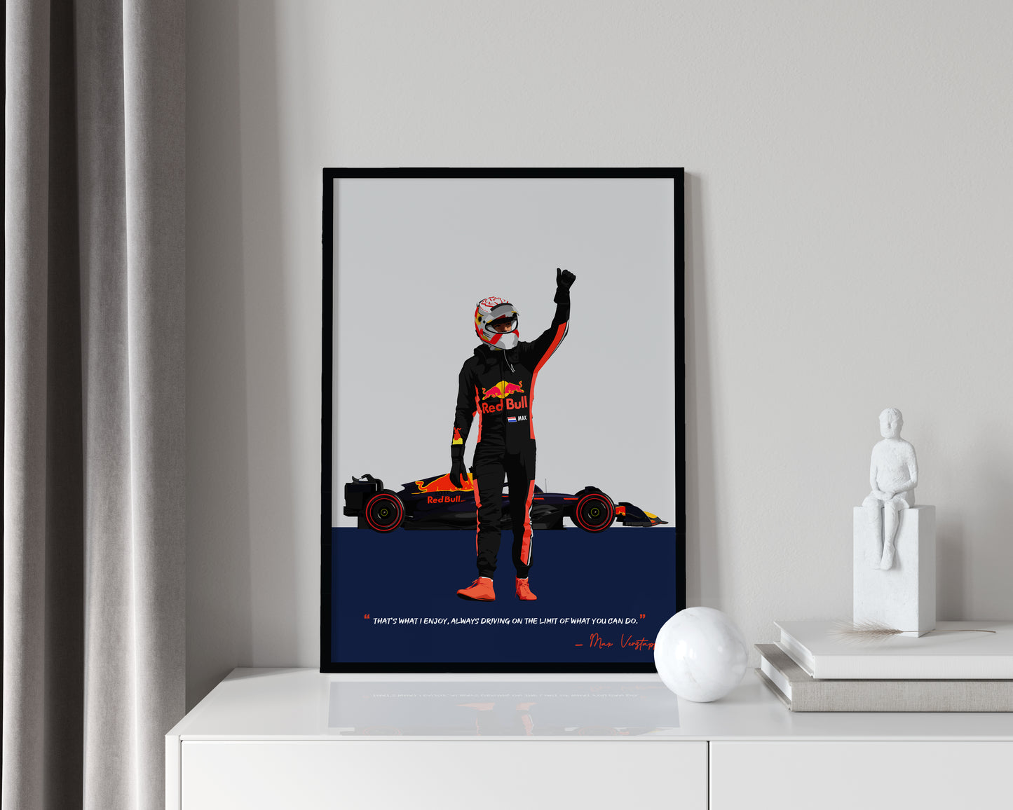 Max Verstappen Frame, F1 Poster