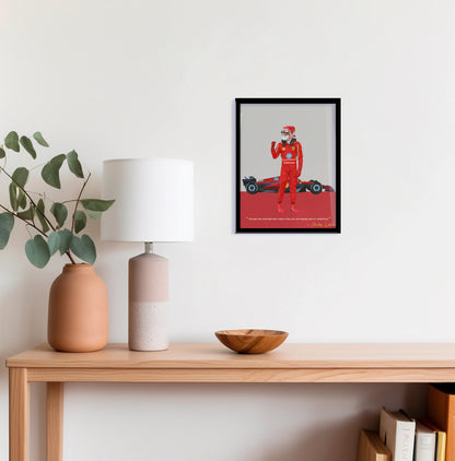 Charles Leclerc Frame, F1 Poster