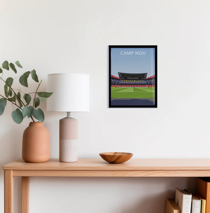 Camp Nou Stadium Frame - Barcelona Poster