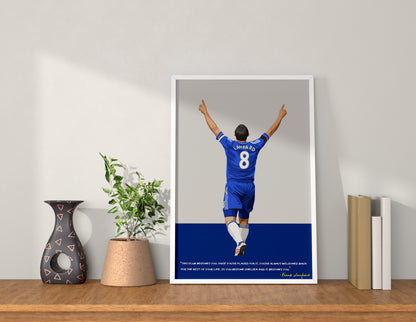 Frank Lampard Chelsea Framed Poster