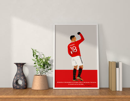 Casemiro Manchester United Framed Poster