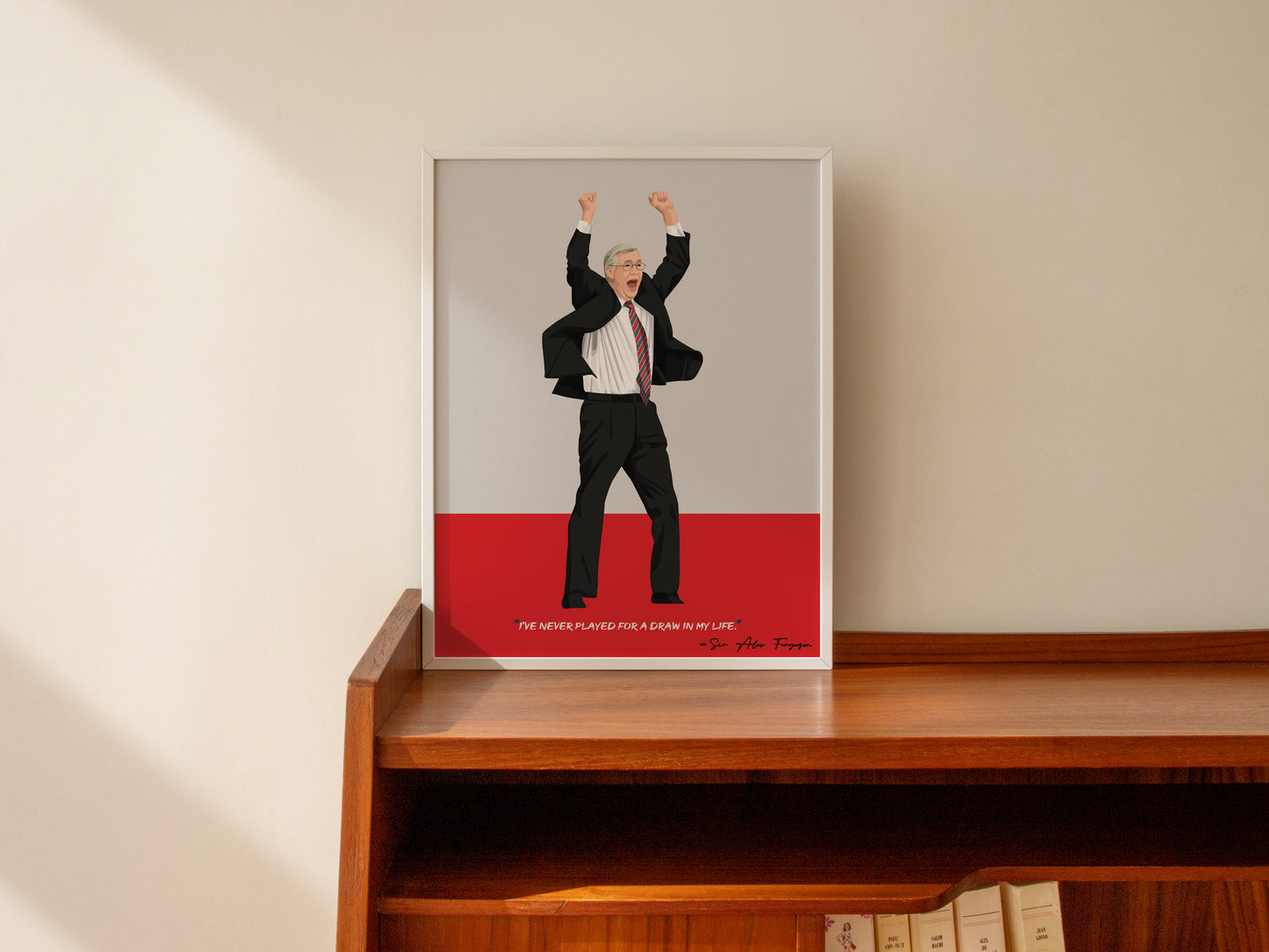 Sir Alex Ferguson Manchester United Framed Poster