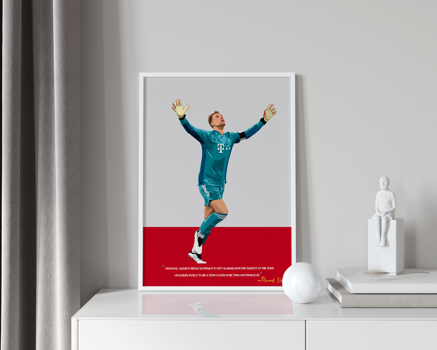 Manuel Neuer Bayern Munich Framed Poster