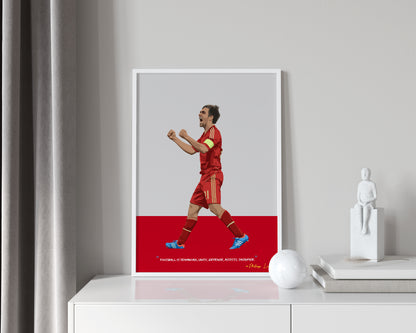 Philipp Lahm Bayern Munich Framed Poster