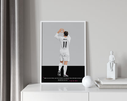 Gareth Bale Real Madrid Framed Poster