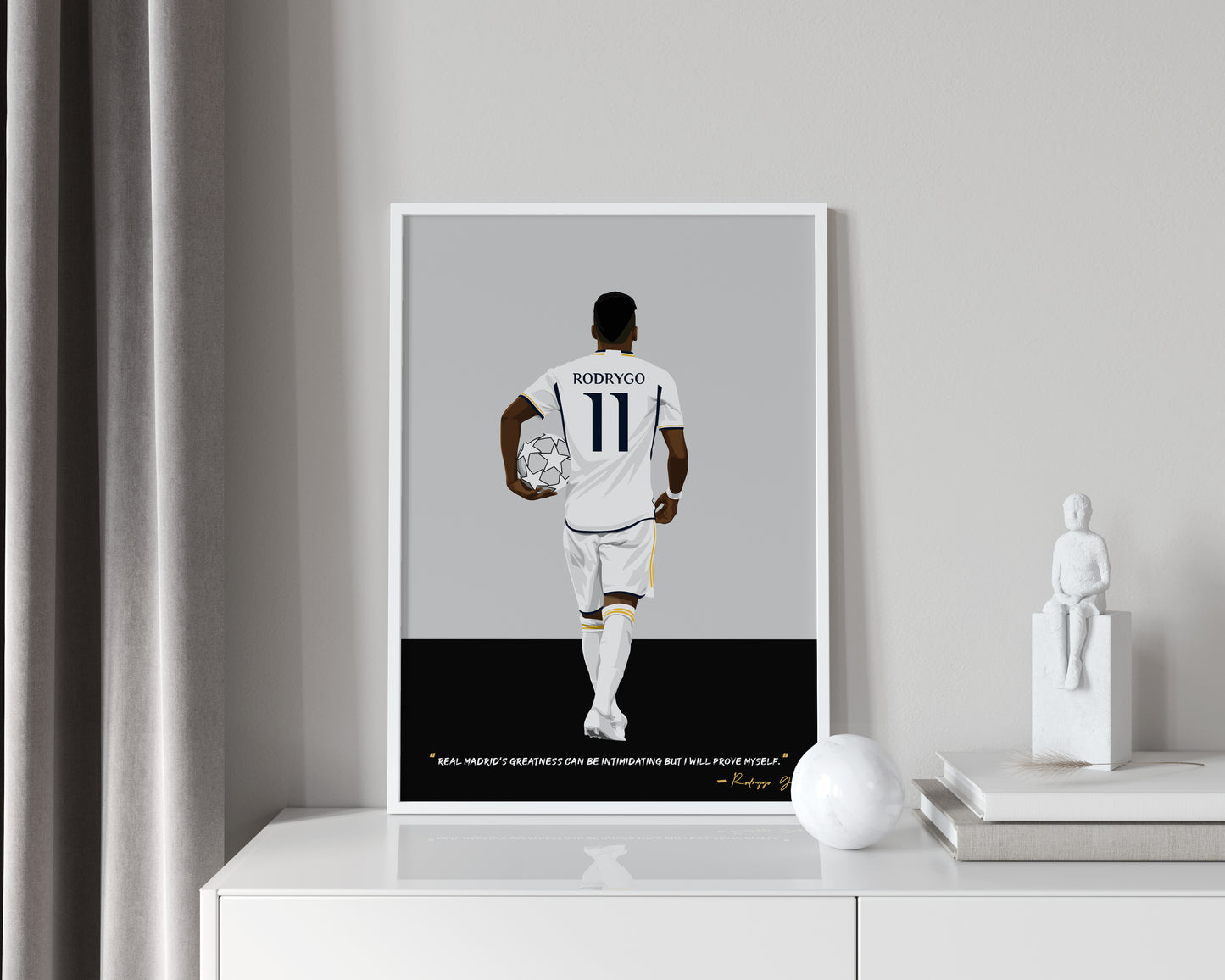 Rodrygo Real Madrid Framed Poster