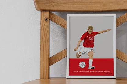 Paul Scholes Manchester United Framed Poster