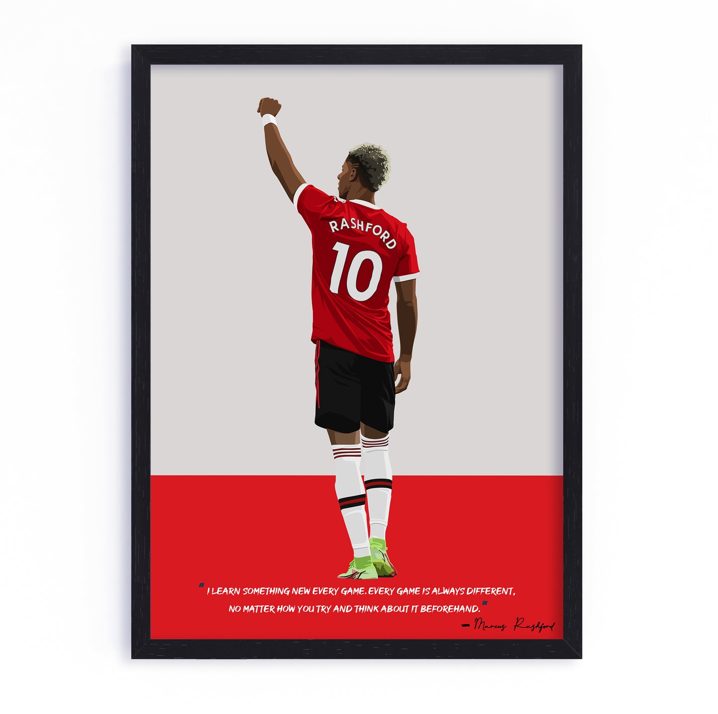 Marcus Rashford Manchester United Framed Poster