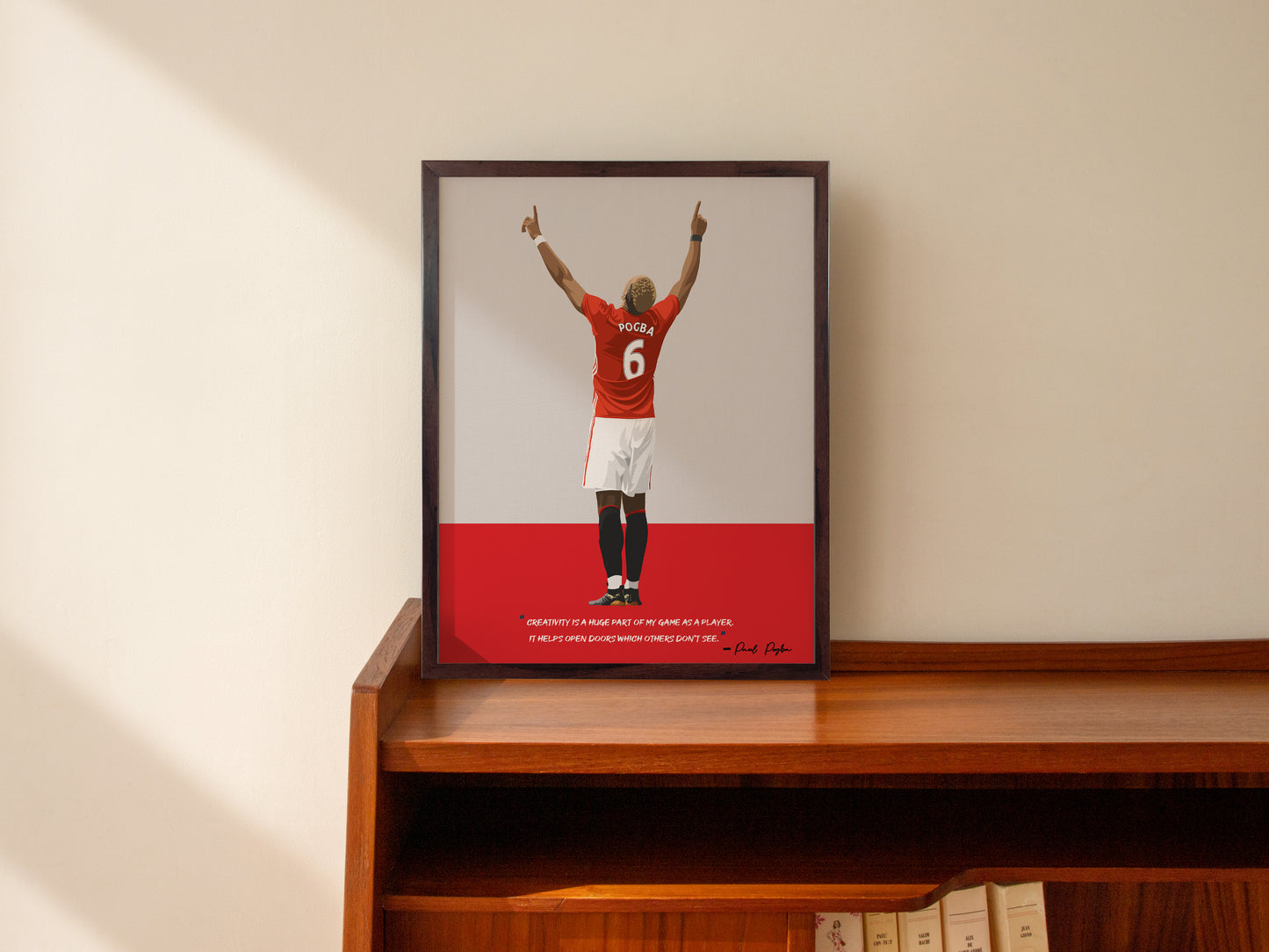 Paul Pogba Manchester United Framed Poster