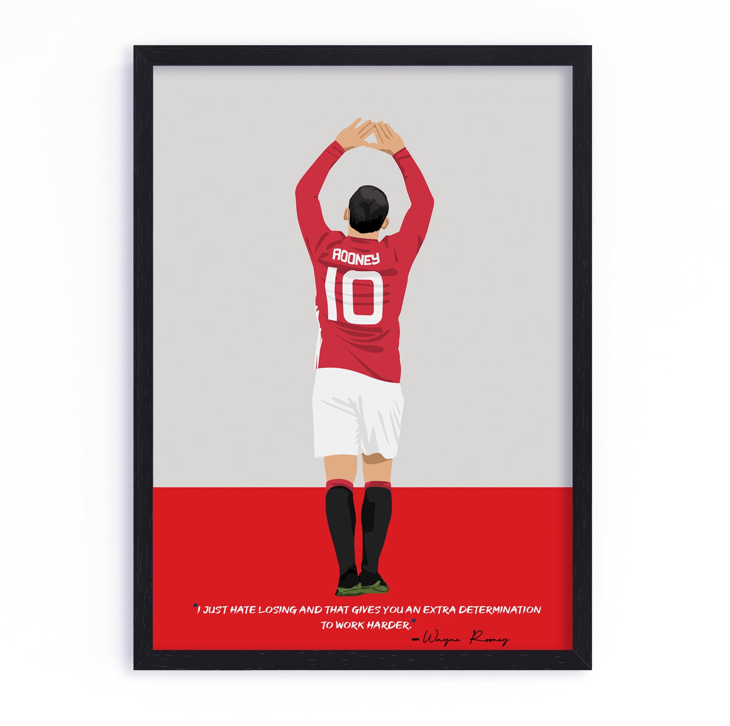 Wayne Rooney Manchester United Framed Poster