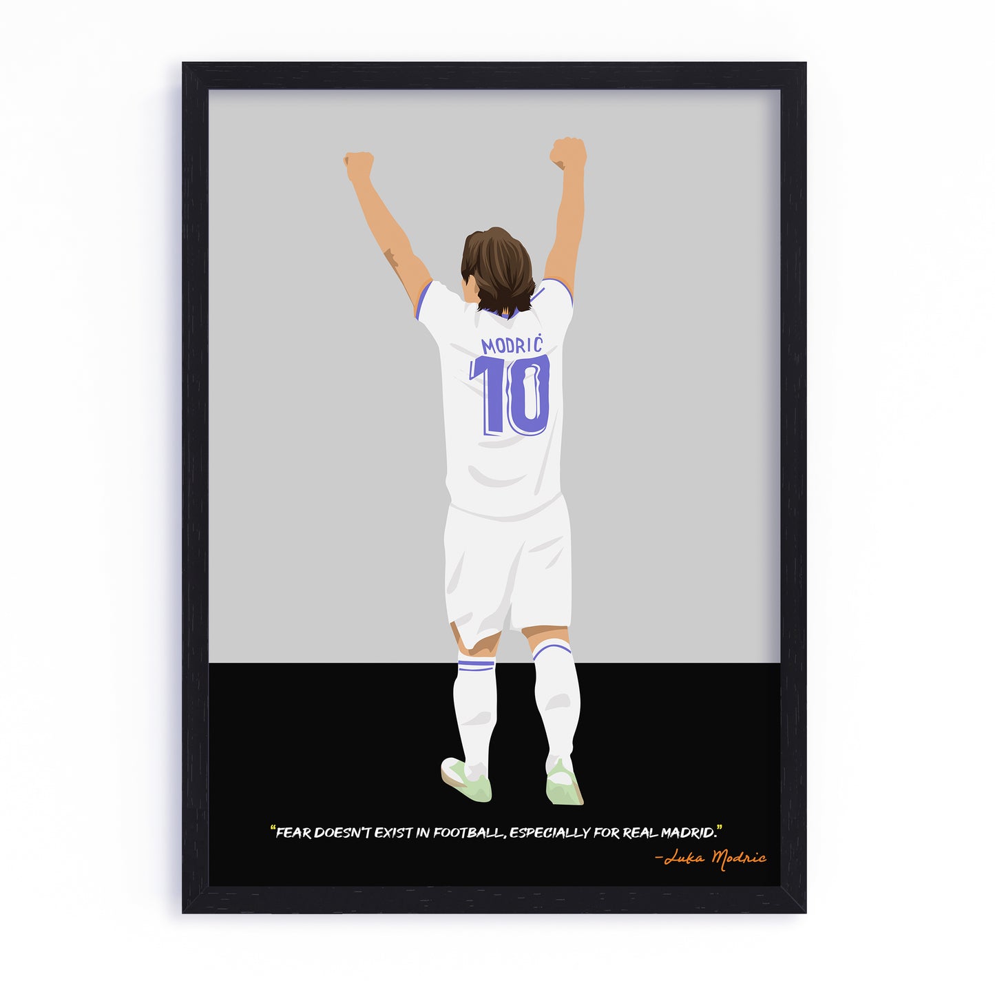 Luka Modric Real Madrid Framed Poster