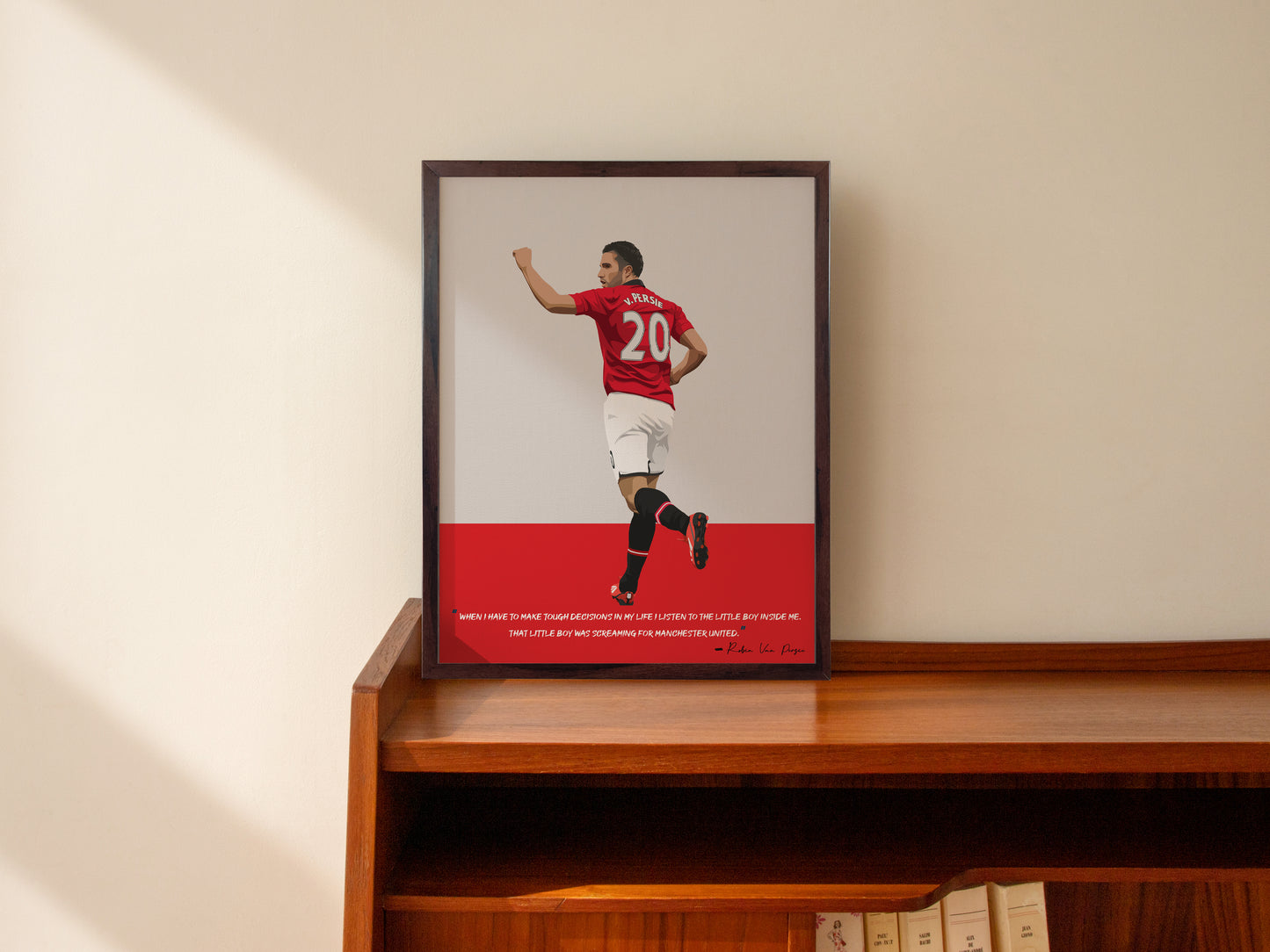 Robin van Persie Manchester United Framed Poster