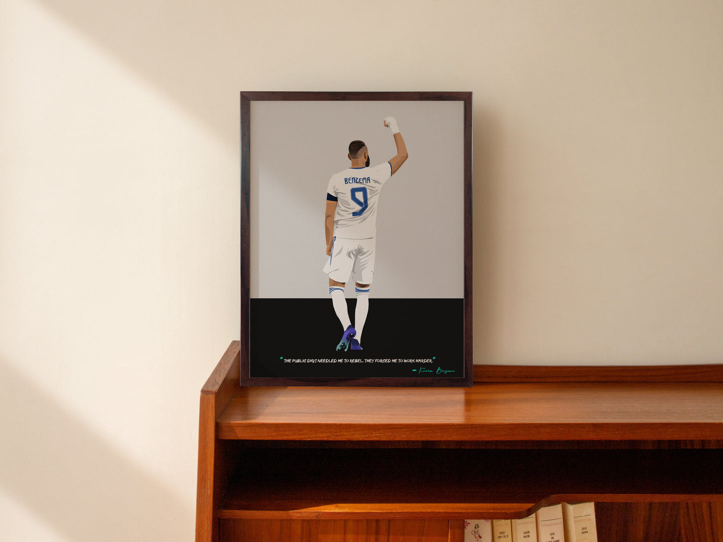 Karim Benzema Real Madrid Framed Poster