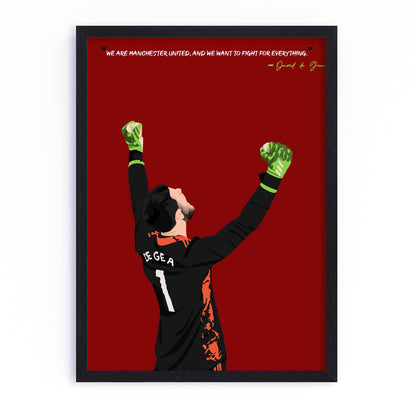 David de Gea Manchester United Framed Poster