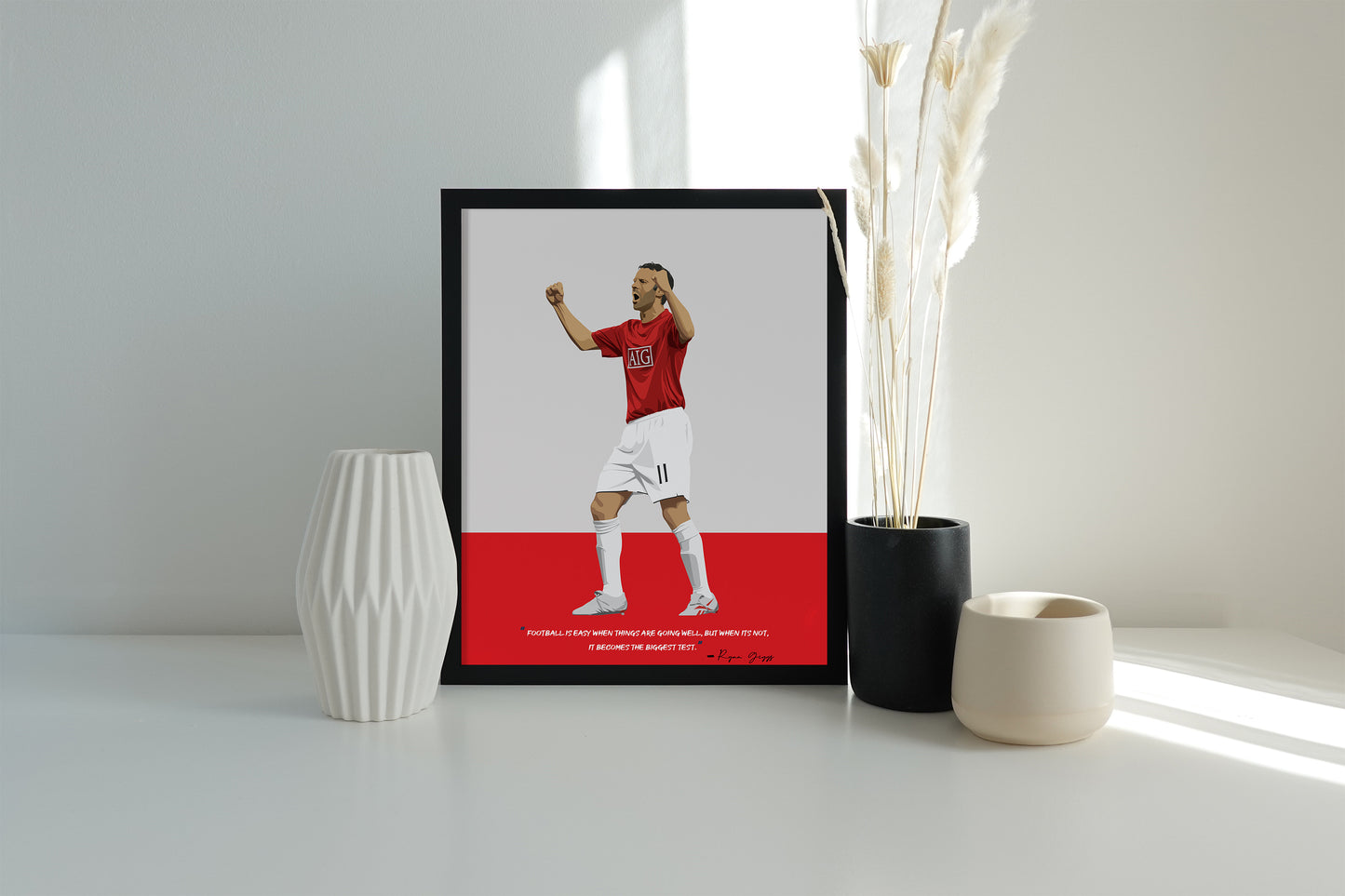 Ryan Giggs Manchester United Framed Poster