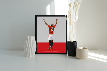 Paul Pogba Manchester United Framed Poster