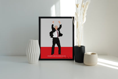 Sir Alex Ferguson Manchester United Framed Poster