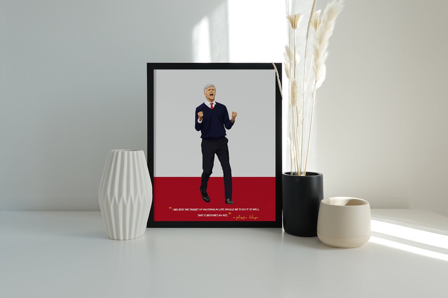 Arsene Wenger Arsenal Framed Poster