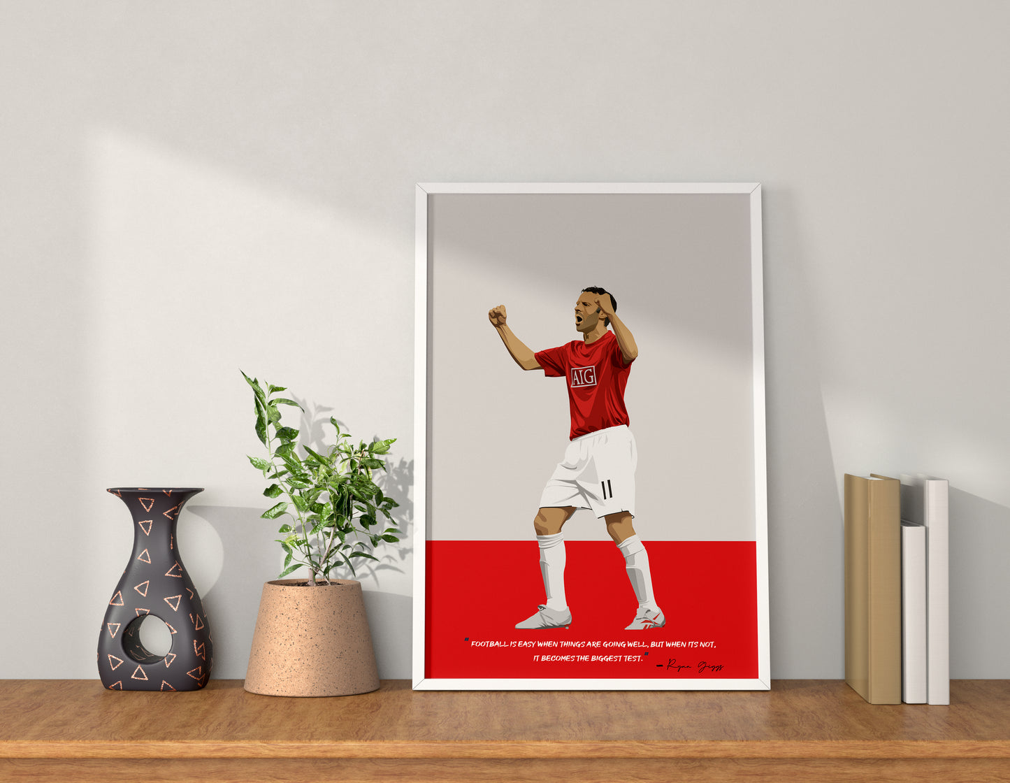 Ryan Giggs Manchester United Framed Poster